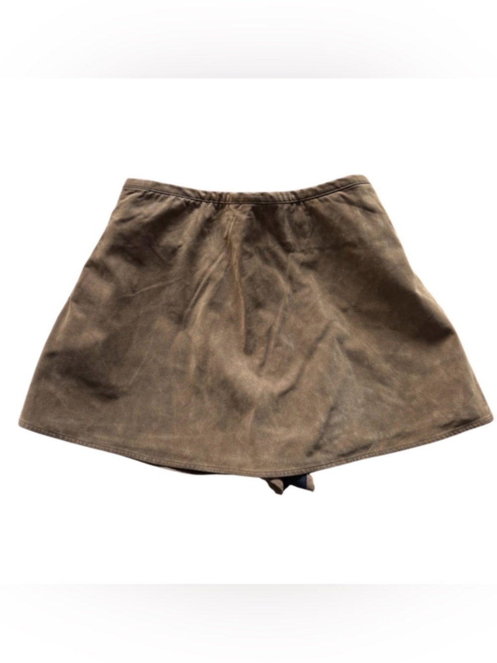 We The Free Taupe Suede Circle Skirt (NWT)